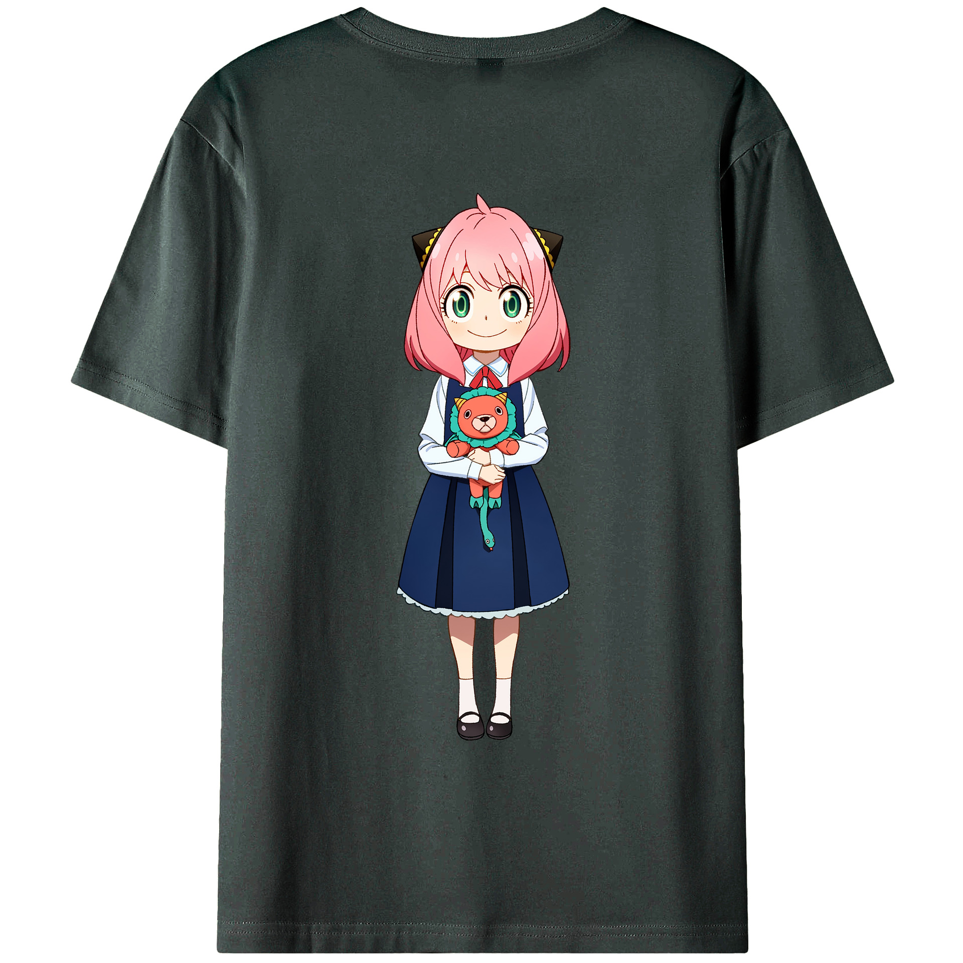 （画像用） SPY×FAMILY间谍家家酒 綿100％ メンズ半袖Tシャツ（バックプリント） 通気性